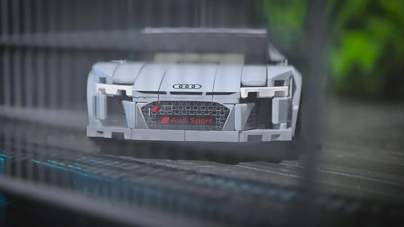 CaDA Audi R8 Coupé Sports Car - 199 Pieces - Self-Build Brick Building Block Model C55027W