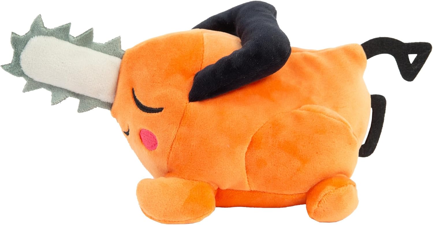 Club Mocchi Mocchi Suya Suya Chainsaw Man Pochita Plush, Officially Licensed Anime Soft Toy, Large 15-Inch Cuddly Collectible, Premium Manga Character Plush, Gift for Fans and Otaku