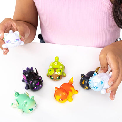 Aphmau MeeMeow Mystery Figures – Series 7; Blind Box, 1 of 8 Possible Elemental MeeMeows, Official Aphmau Merch