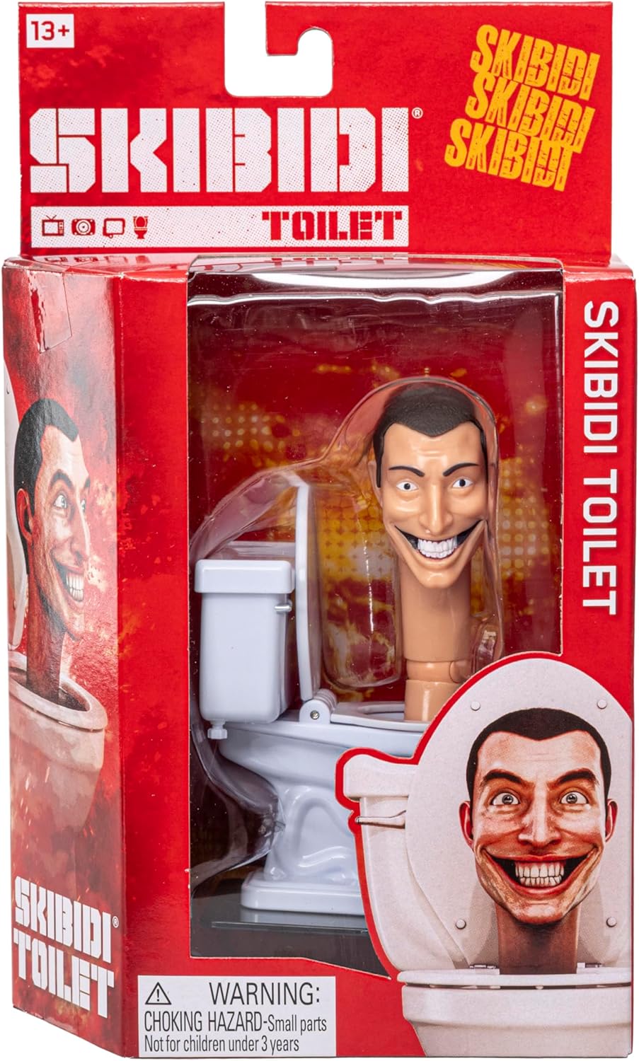 Skibidi Toilet Deluxe Figure Series 2 Collectable Figures, YouTube Animation Sensation, Officially Licensed Skibidi Toilet Merch, Likely White