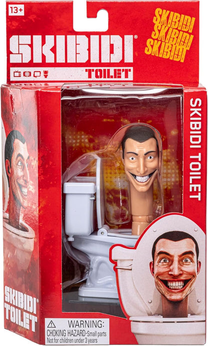 Skibidi Toilet Deluxe Figure Series 2 Collectable Figures, YouTube Animation Sensation, Officially Licensed Skibidi Toilet Merch, Likely White