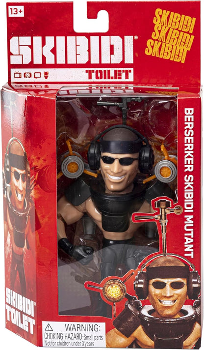 Skibidi Toilet Deluxe Berserker Mutant Figure Series 2 Collectable Figures, YouTube Animation Sensation, Officially Licensed Skibidi Toilet Merch