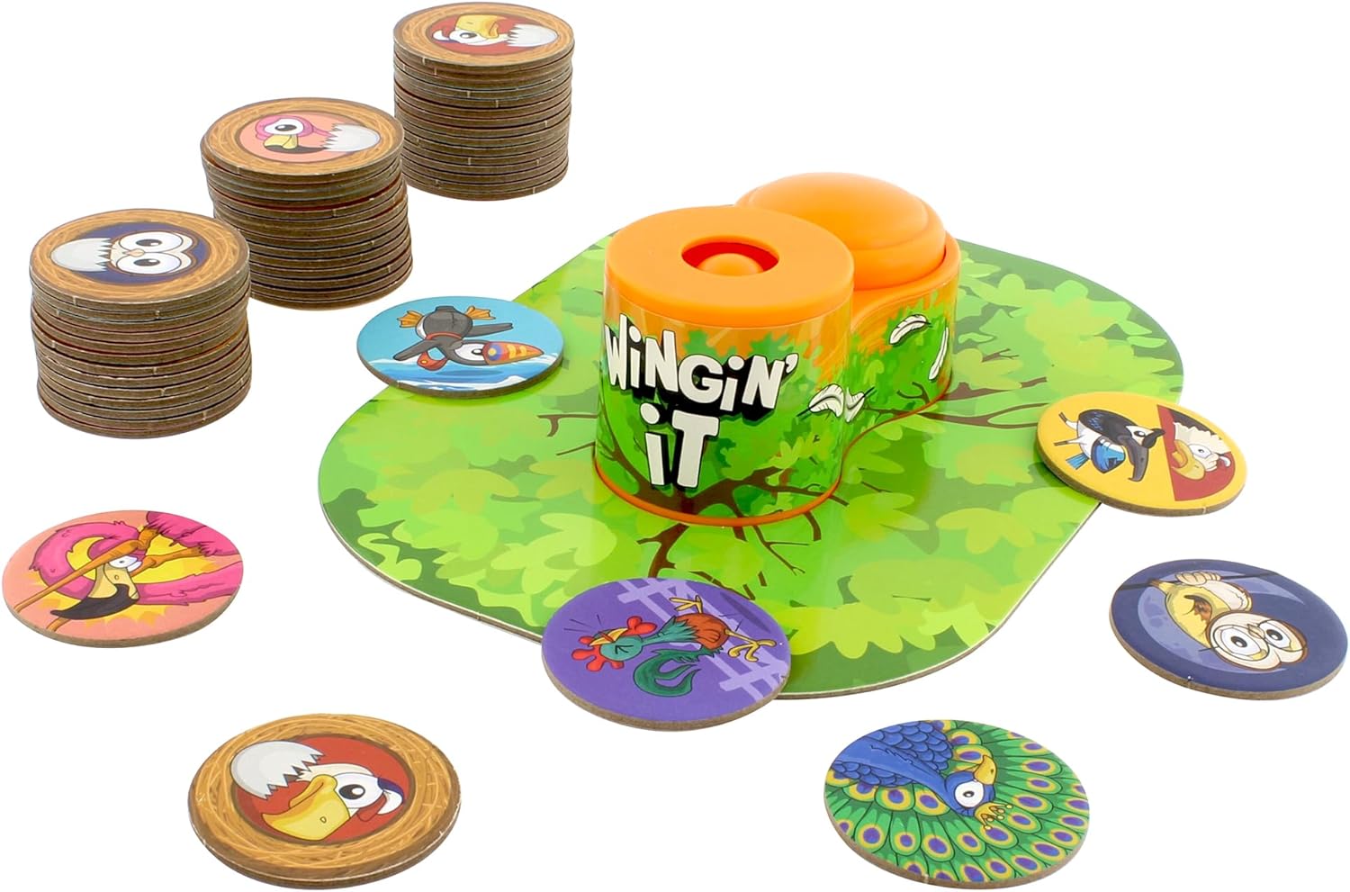 Ginger Fox Wingin' It Family Fun Game | NEW 2025 | Push Your Luck | Stack The Tokens | Whack the Launcher | Let 'em Fly!
