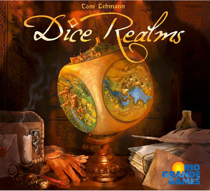 Rio Grande Games: Dice Realms Trade Expansion - Build an Empire of Dice, Board Game, Rule Your Realm, Ages 14+, 1-4 Players, 45-90 Min