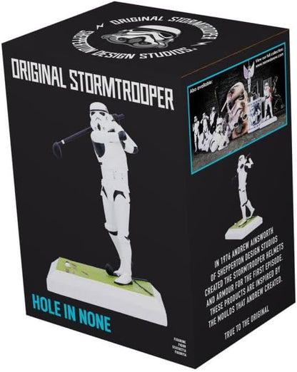 Nemesis Now Star Wars Stormtrooper Hole in None Statue - Officially Licensed Stormtrooper Golf Figurine, Hand Painted, Resin Collectible Pop Culture Décor, 16.5cm