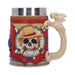 Nemesis Now One Piece Luffy Tankard – Officially Licensed Anime Mug with Straw Hat Pirate Emblem, Removable Stainless Steel Insert, Collectible Gift Drinkware, Gifts for Anime Fans, 15.5cm