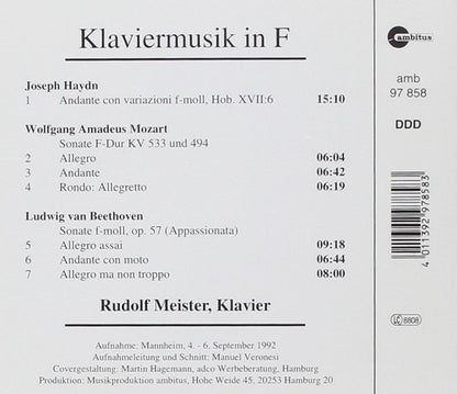Klaviermusik in F