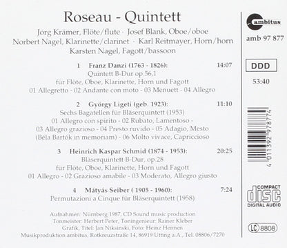 Roseau Quintett Portrait