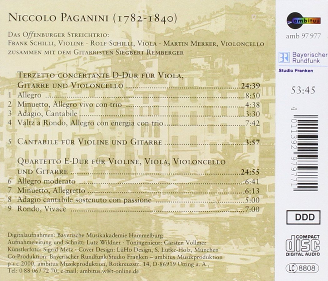 Terzetto / Cantabile / Quartett