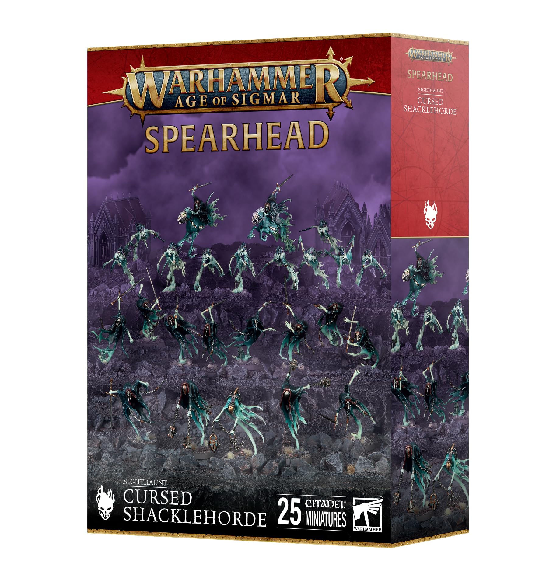 Games Workshop - Age of Sigmar - Spearhead: Nighthaunt - Cursed Shacklehorde (2025 Edition