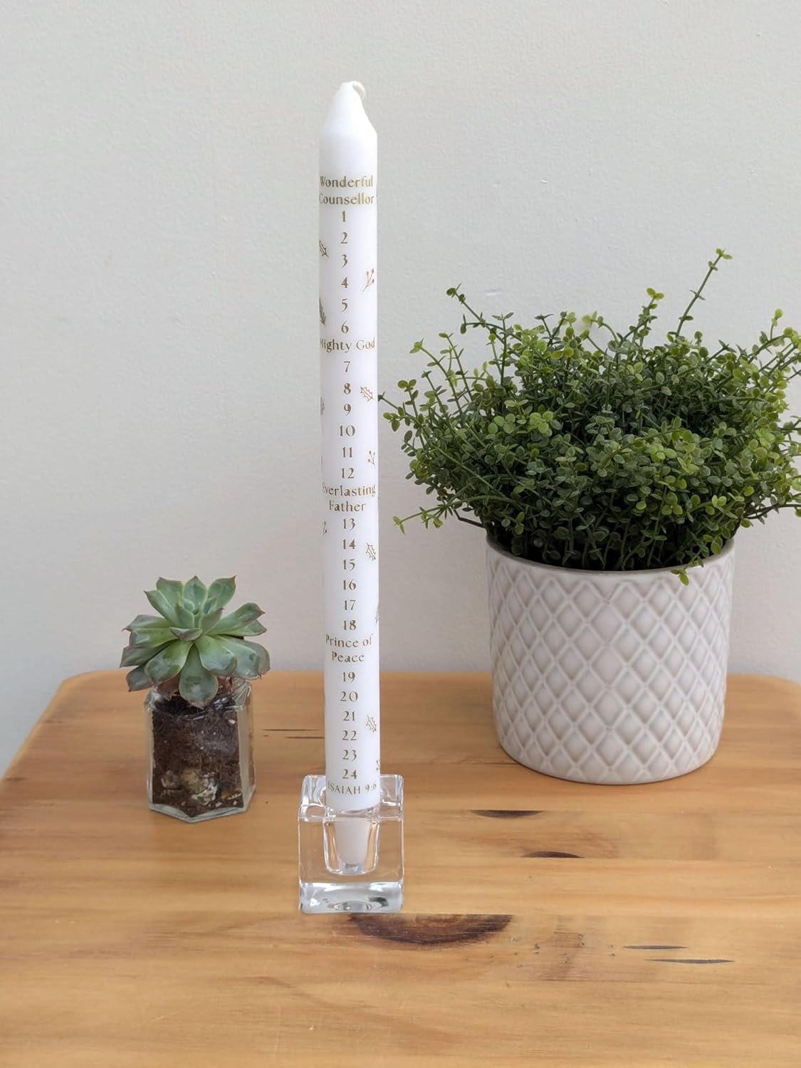 Names of Jesus Advent Candle - Isaiah 9:6