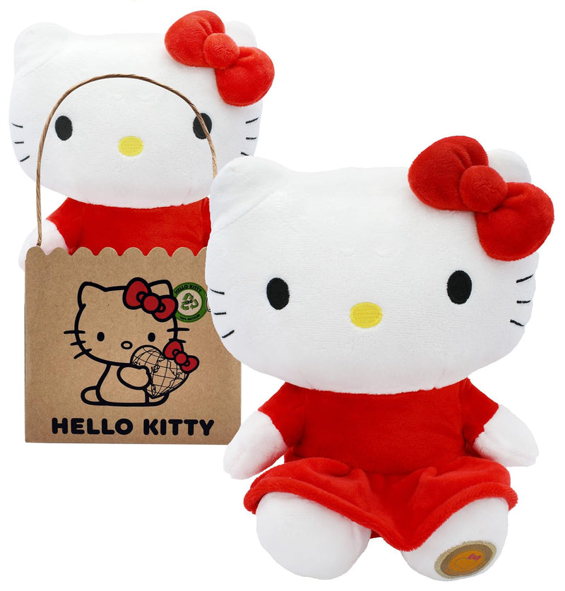 Merchandising Hello Kitty: Joy Toy - Vestito Rosso Peluche Eco 24 Cm