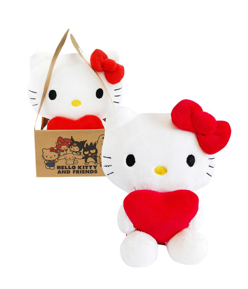 Joy Toy - Hello Kitty Heart Plüsch 14 cm in Kartontäschchen