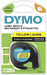 DYMO LetraTag Plastic Labels | Authentic | 12 mm x 4 m Roll | Black Print on Yellow | for LetraTag Label Makers