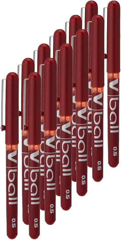 Pilot Vball 5 Liquid Ink Rollerball 0.5 mm tip (Box of 12