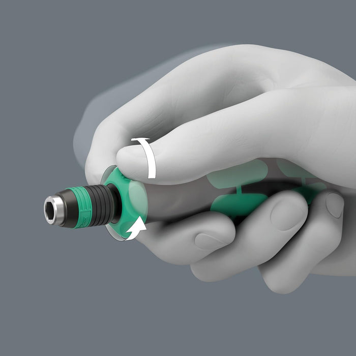 Wera 05051493001 838 RA-R M Bits-Handhalter mit Ratschenfunktion, 1/4", 1/4" x 123,5 mm