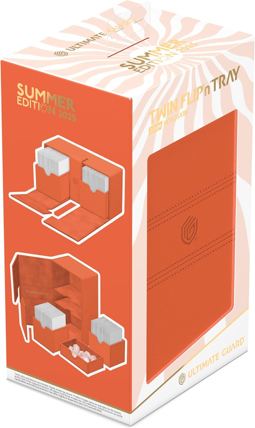 Ultimate Guard Twin Flip'n'Tray 200+ Xenoskin Summer Edition 2025" - Peach