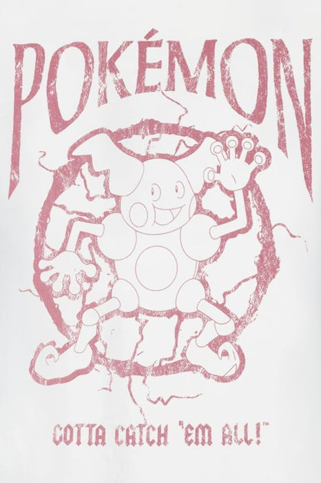 Pokémon Mr. Mime Men's T-Shirt White Fan Merch, Gaming