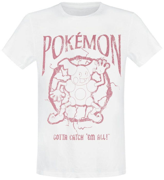 Pokémon Mr. Mime Men's T-Shirt White Fan Merch, Gaming