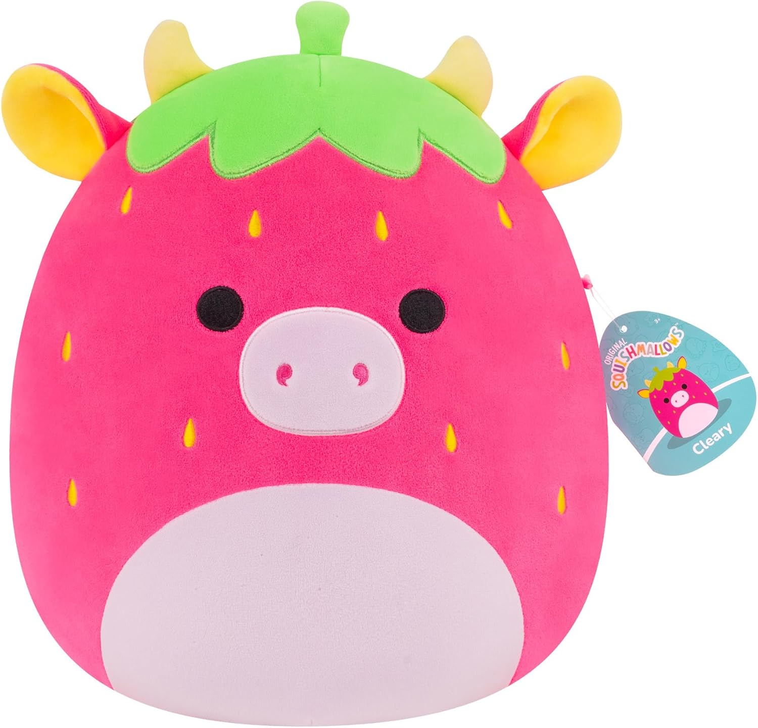 Squishmallows - 12In Cleary The Hot Pink Cow