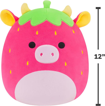 Squishmallows - 12In Cleary The Hot Pink Cow