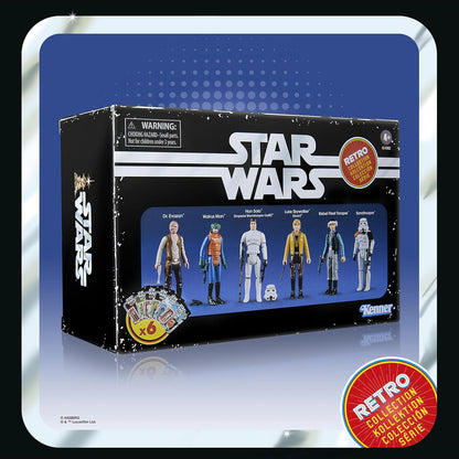Star Wars Retro Collection A New Hope Multipack, 9.5-cm Action Figure 6-Pack