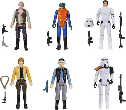 Star Wars Retro Collection A New Hope Multipack, 9.5-cm Action Figure 6-Pack