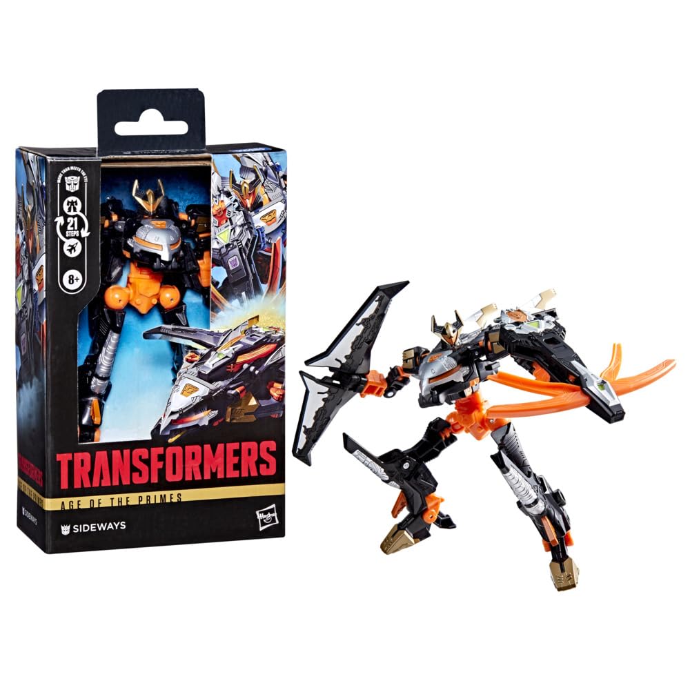 Transformers, Age of The Primes Deluxe Class, Cybertron, Action Figure di Sideways