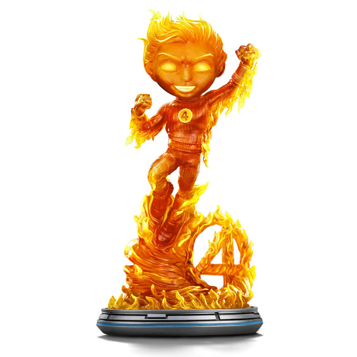 Iron Studios Statua da collezione The Human Torch - Fantastici Quattro - Minico PVC Multicolore 20,8 cm 20,9 cm