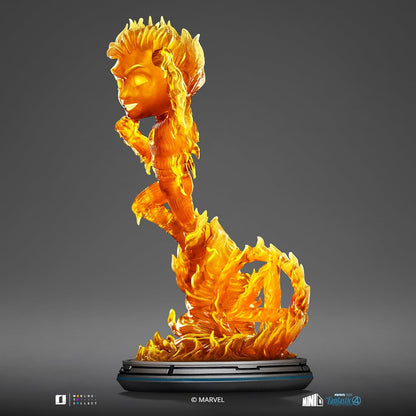 Iron Studios Collectible Statue The Human Torch - Fantastic Four - Minico PVC Multicolor 8.2 inches 20.9 cm