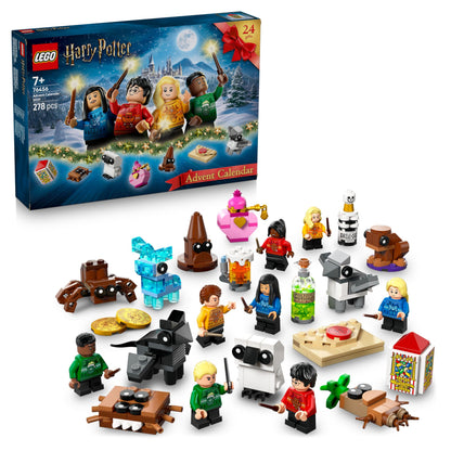 LEGO Harry Potter Adventskalender 2025 Bouwpakket voor Kinderen vanaf 7 Jaar – Kerst Speelgoed met 24 Verrassingen, Incl. 8 Minifiguren in Feesttruien en Minibouwmodellen – Cadeau – 76456