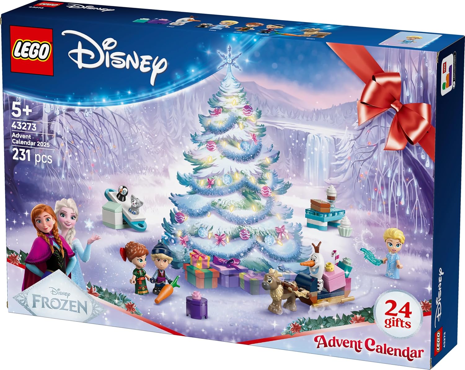 LEGO ǀ Disney Frozen Adventskalender 2025 Bouwpakket voor Kinderen met Poppetjes 43273