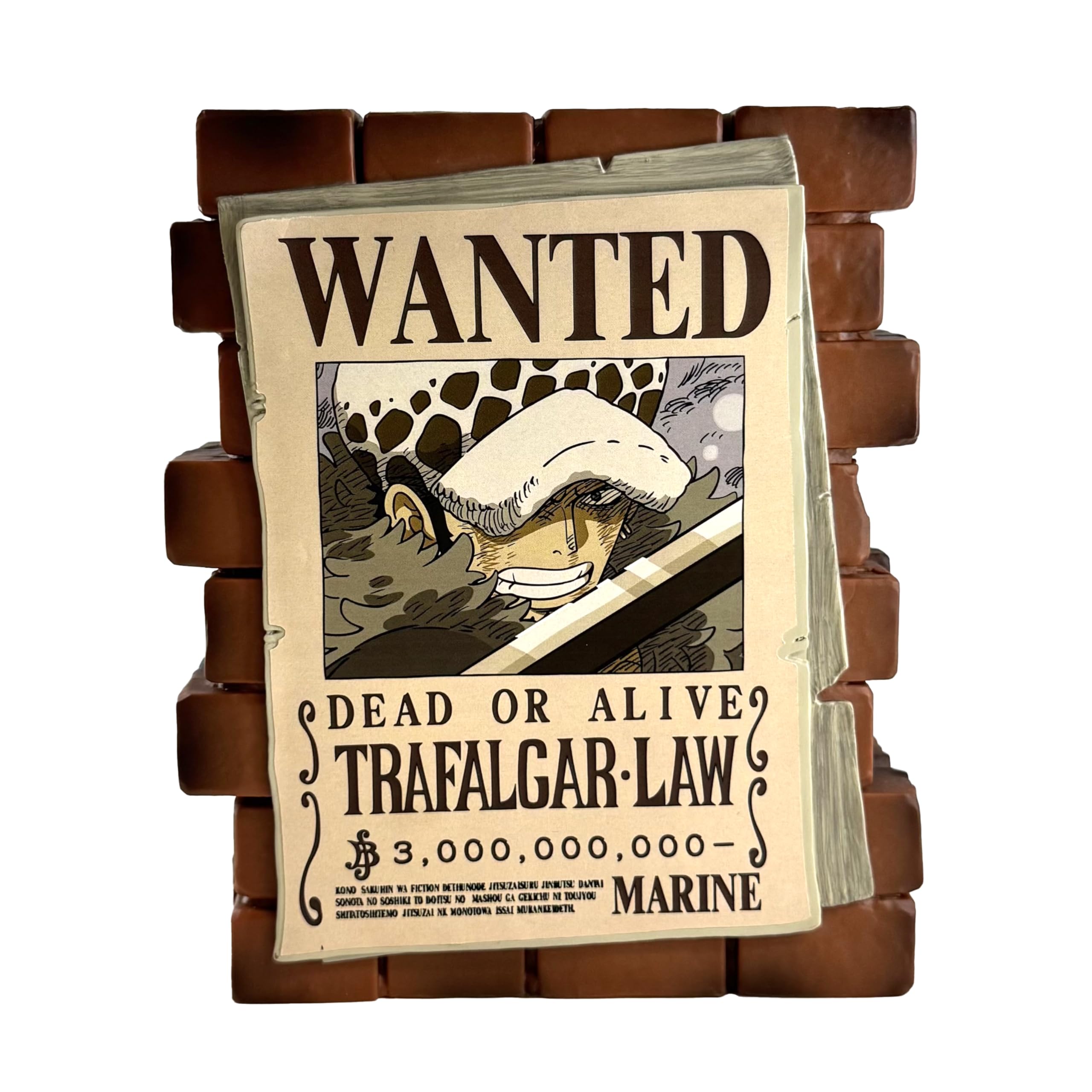 One Piece Coin Bank Law Wanted