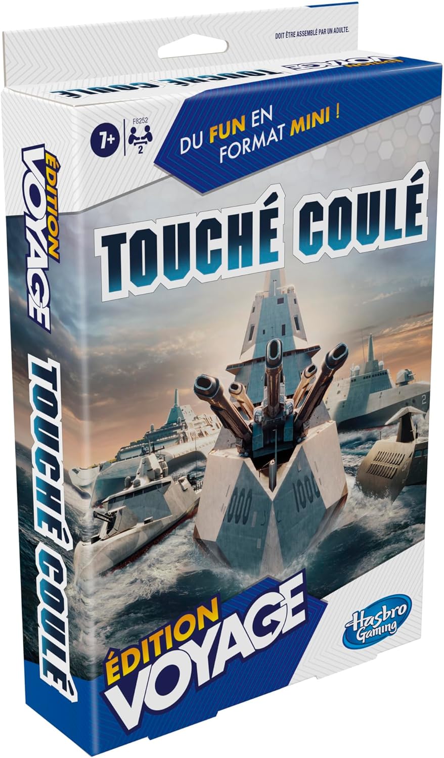Hasbro Gaming Gegossene Berührung, Reise-Edition, tragbares Spiel für 2 Spieler, Reisespiel, Spiel für Kinder, ab 7 Jahren (französische Version