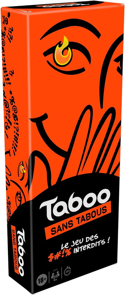 Hasbro Gaming Taboo Without Censorship, Group Game for Adults Only, Board Games