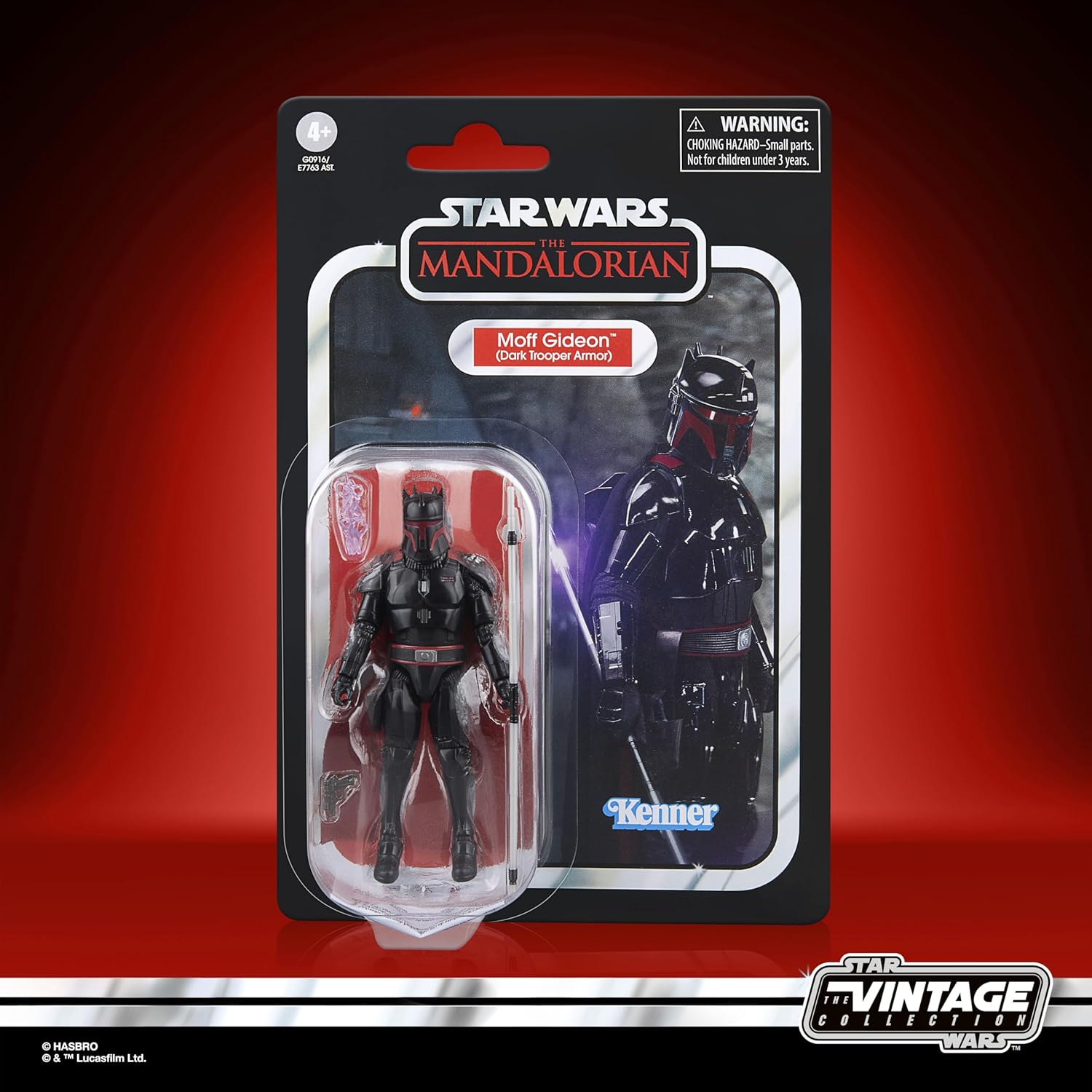 Star Wars The Vintage Collection Moff Gideon (Dunkeltruppler-Rüstung), Star Wars: The Mandalorian Action-Figur (9,5 cm