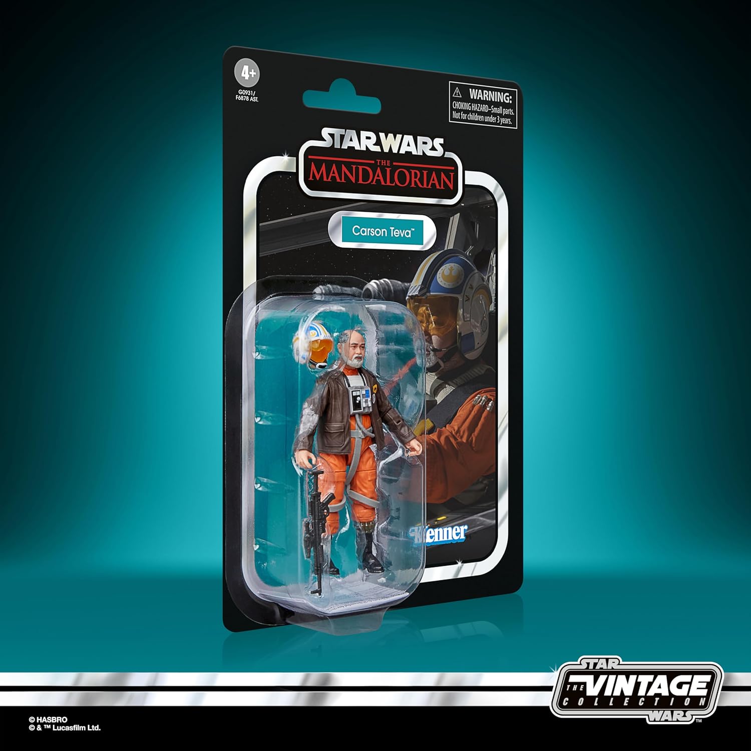 Star Wars The Vintage Collection Carson Teva, Star Wars: The Mandalorian Action-Figur zum Sammeln (9,5 cm