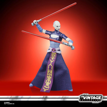 Hasbro Star Wars The Vintage Collection, Asajj Ventress, action figure collezionabile ispirata alla serie "Star Wars: The Clone Wars", da 9,5 cm