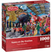 Falcon Santa at the Station - 1000 Piece Jigsaw Christmas Puzzle for Adults - Beautifully Illustrated 1000Pc Xmas Jigsaw Puzzle - Fun Home Activity, Puzzles for Rainy Days, Birthdays & Gifts - Jumbo
