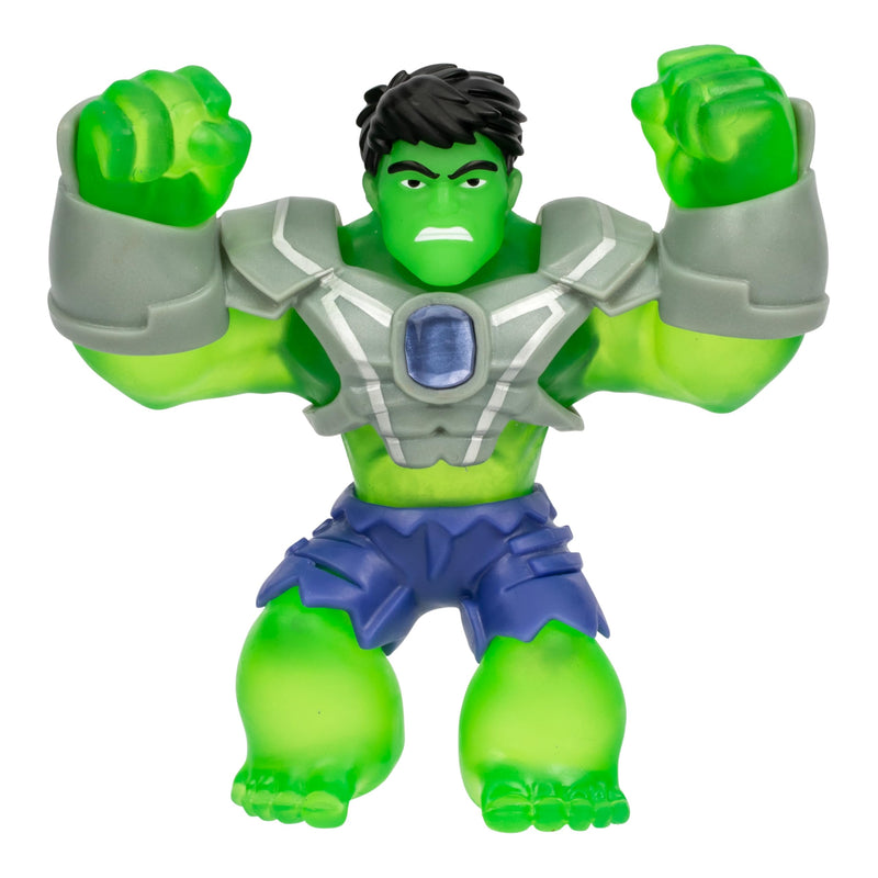Heroes of Goo Jit Zu Marvel INFINITY ARMOR Hulk, Stretchy Action Figure, Super Stretchy With Unique Squishy Power Gel Filling