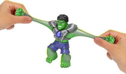 Heroes of Goo Jit Zu Marvel INFINITY ARMOR Hulk, Stretchy Action Figure, Super Stretchy With Unique Squishy Power Gel Filling