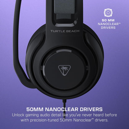 Turtle Beach Atlas 200 Wired PC Gaming Headset for PC, Gaming Consoles and Mobile Devices with 3.5mm Connection