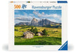 Erwachsenenpuzzle 500 Teile - Dolomitenidylle Seiser Alm