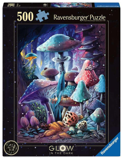 Ravensburger - Moonlight Mushrooms 500p Glow (12001386)