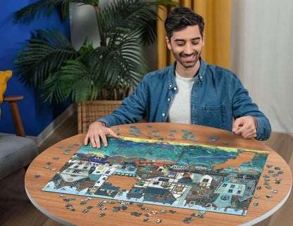 Ravensburger Puzzle 12001398 - Wundersamer Hafen - 1500 Teile Puzzle für Fantasy-Fans, Erwachsene und Kinder ab 14 Jahren