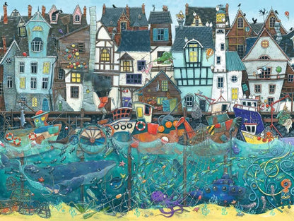 Ravensburger Puzzle 12001398 - Wundersamer Hafen - 1500 Teile Puzzle für Fantasy-Fans, Erwachsene und Kinder ab 14 Jahren