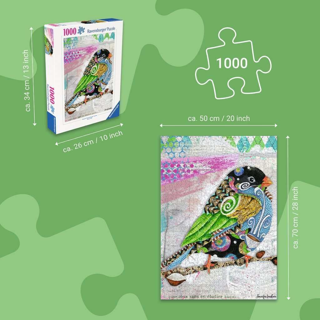 Ravensburger - Swirly Bird 1000P (12001438)