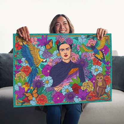 Ravensburger - Frida Kahlo’S Paradise: Parrot, Monkey And Blooms (12001475)