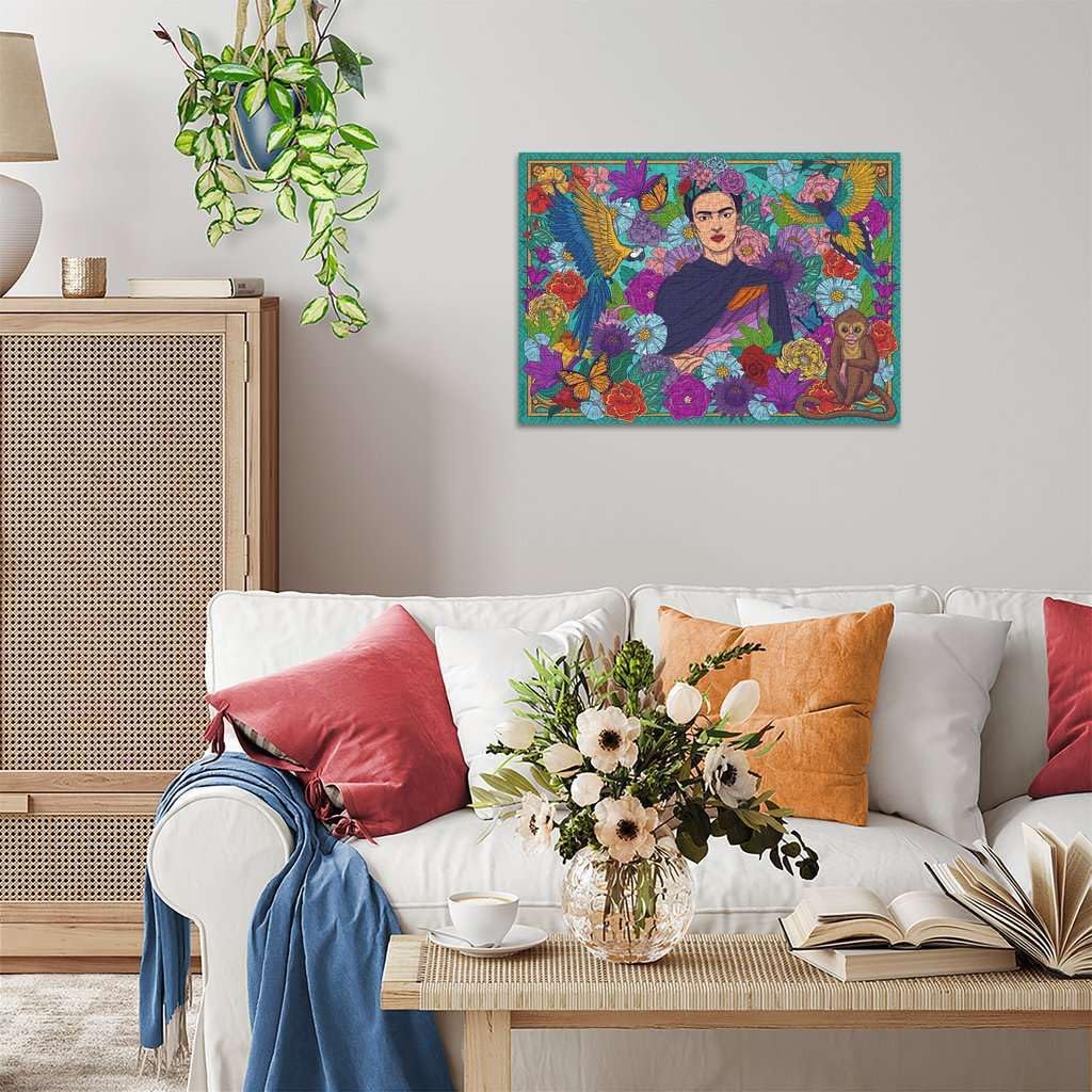 Ravensburger - Frida Kahlo’S Paradise: Parrot, Monkey And Blooms (12001475)