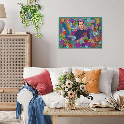 Ravensburger - Frida Kahlo’S Paradise: Parrot, Monkey And Blooms (12001475)